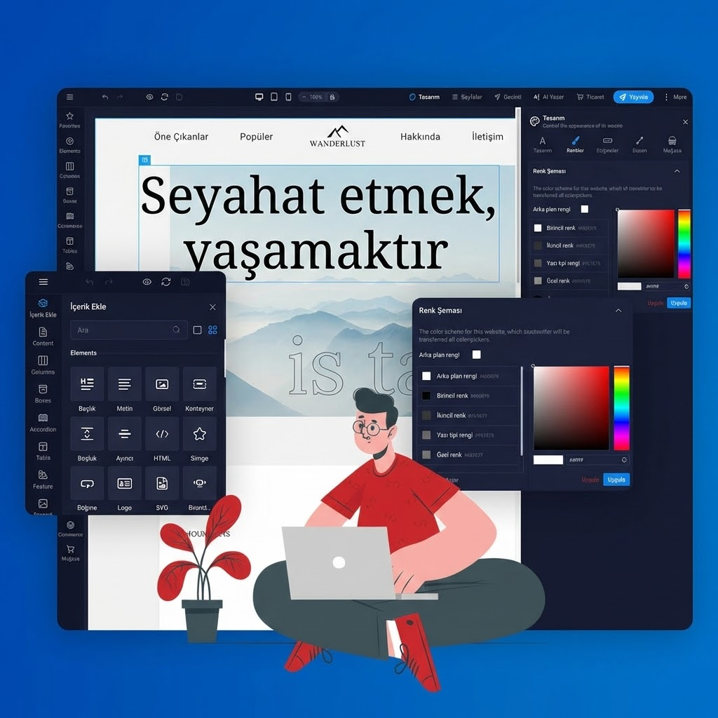 Web Studio Dashboard Interface